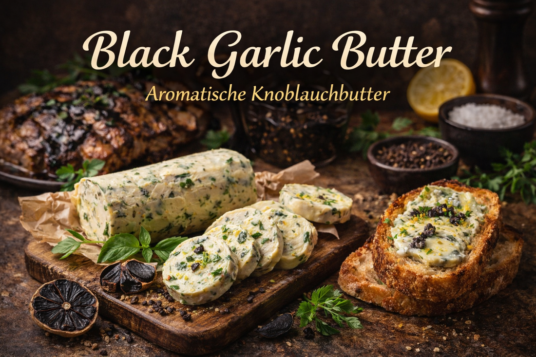 Black Garlic Butter – Aromatische Knoblauchbutter Rezept