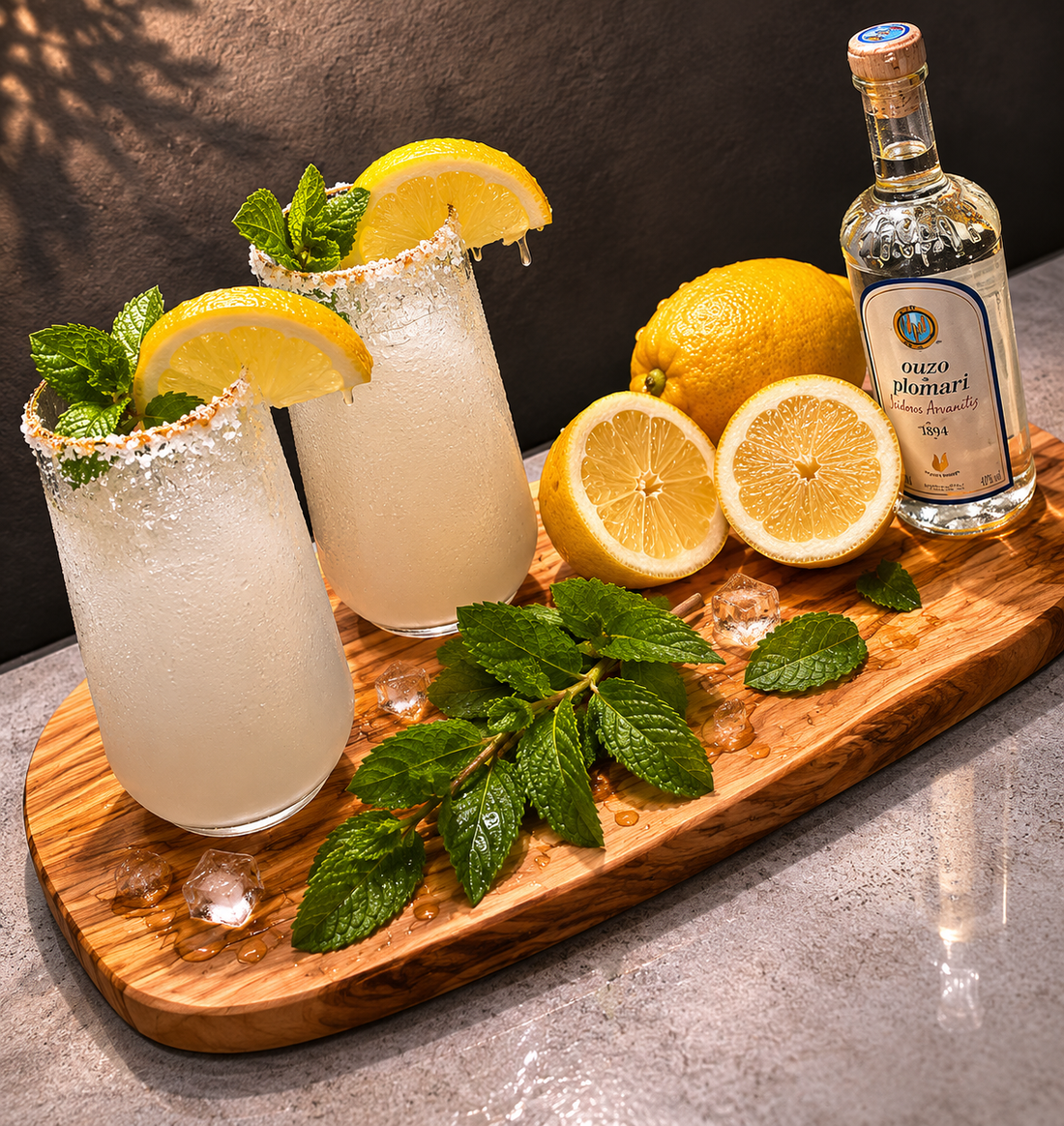 Ouzo Lemon Mint – Der perfekte Sommerdrink mit Zitrone & Minze 🍋