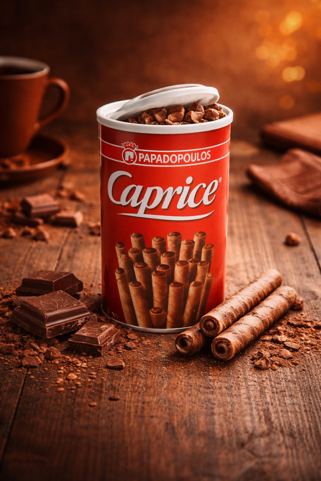 Caprice Waffelröllchen Schoko 400g oder Vanille 250g