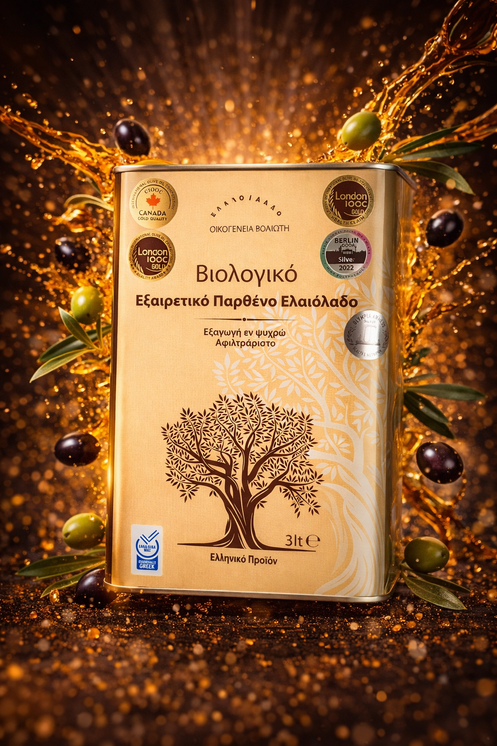 Biologisches Extra Natives Olivenöl - Premium Öl