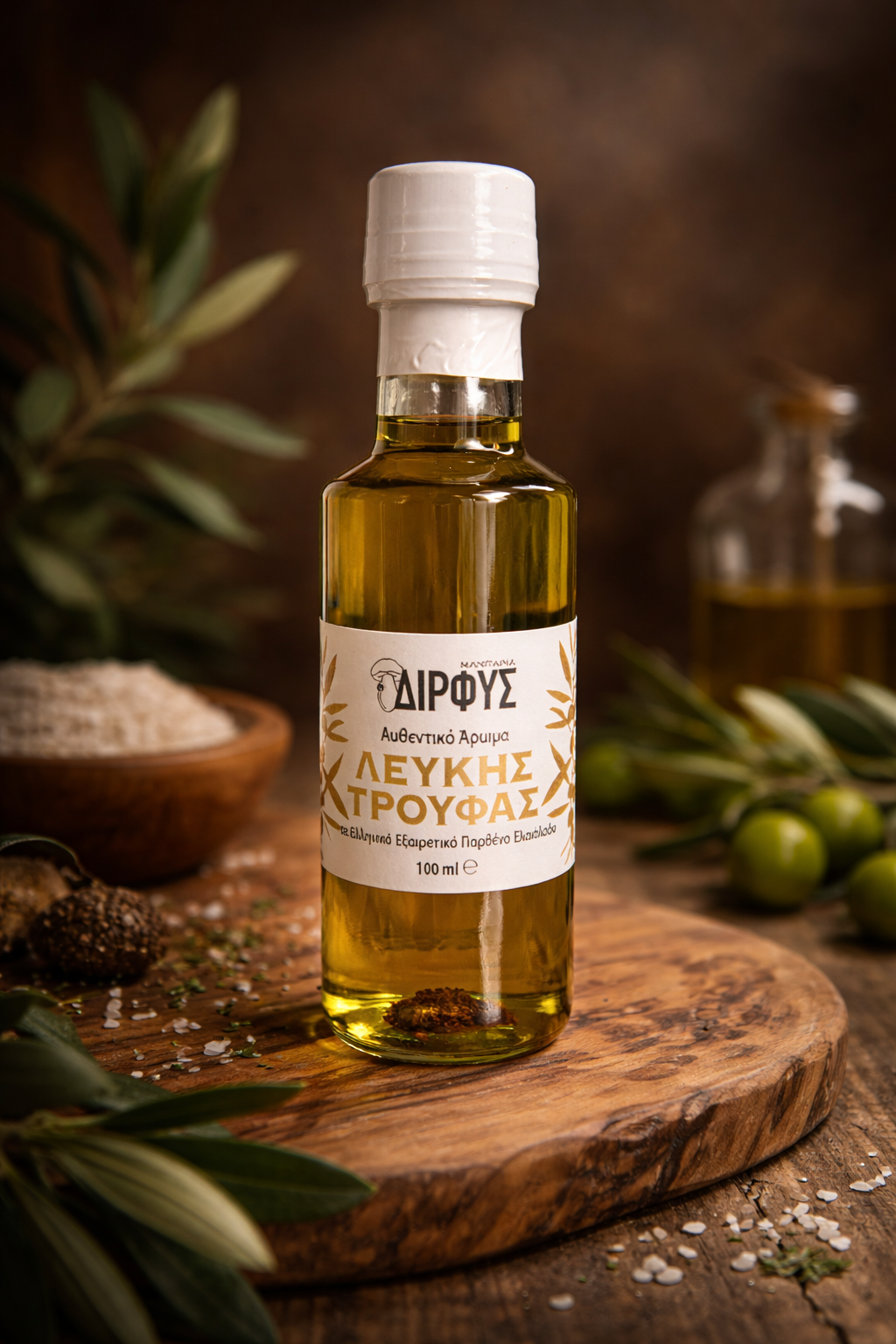 Weißes Trüffelolivenöl – Elegante Aromaintensität für Feinschmecker
