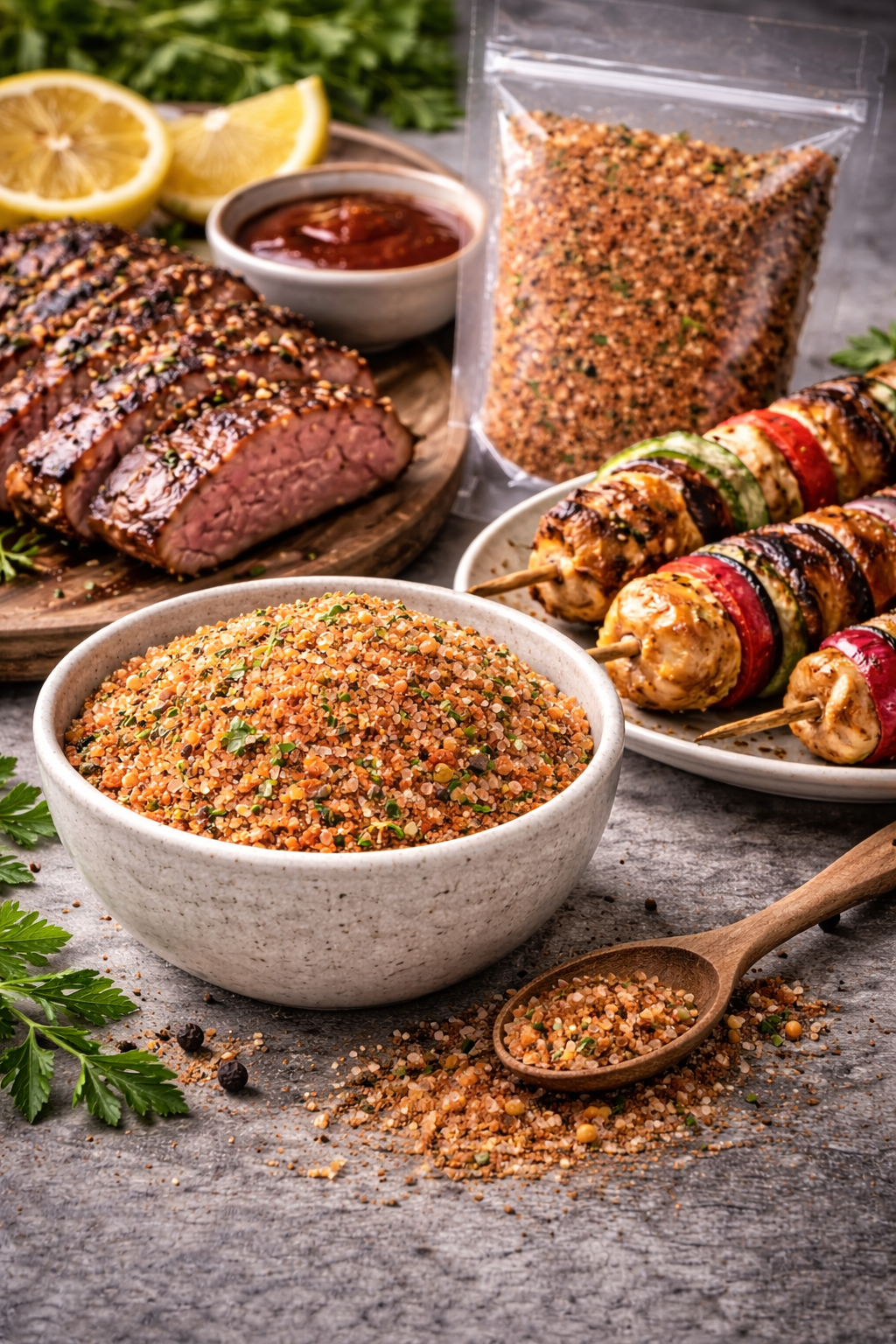 BBQ Gewürzsalz mit Tomate & Smoked Paprika – 50g / 100g