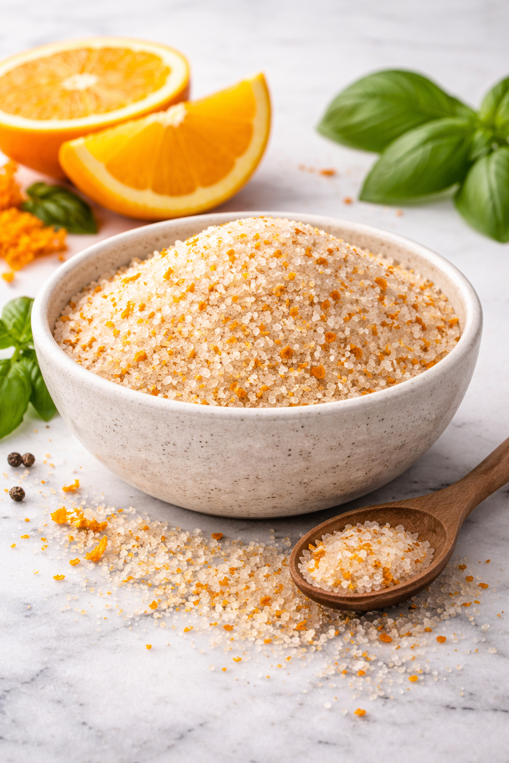 Orangensalz – Meersalz mit wilder Orangenschale | 50g / 100g