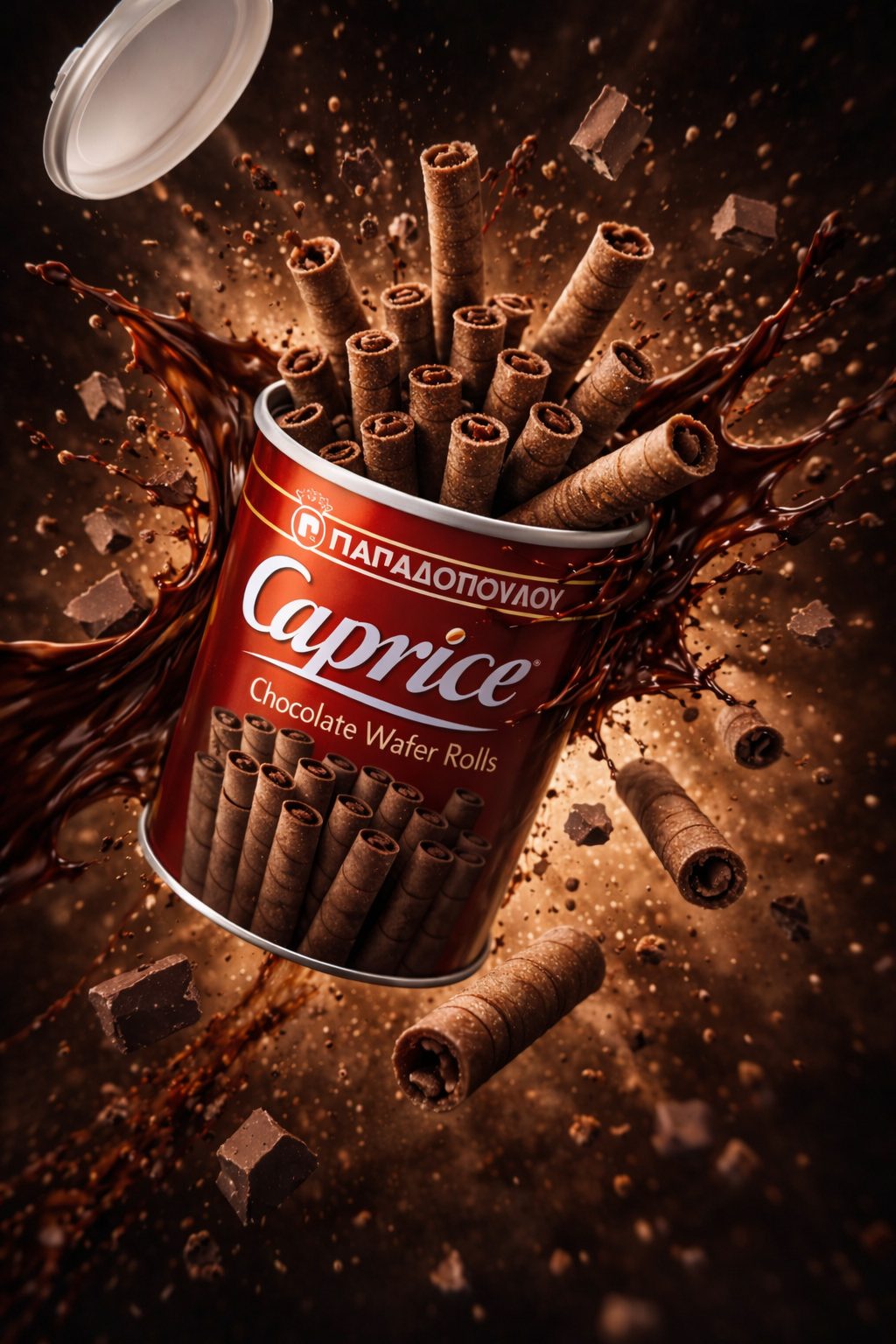 Caprice Waffelröllchen Schoko 400g oder Vanille 250g