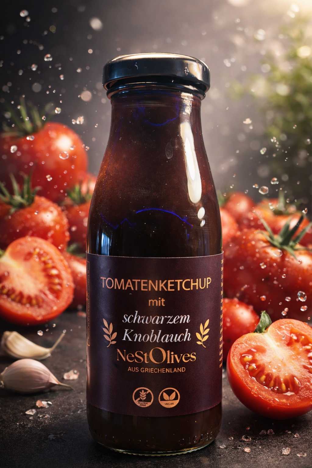 Schwarzer Knoblauch Ketchup – Premium Feinkost Ketchup | 270 g
