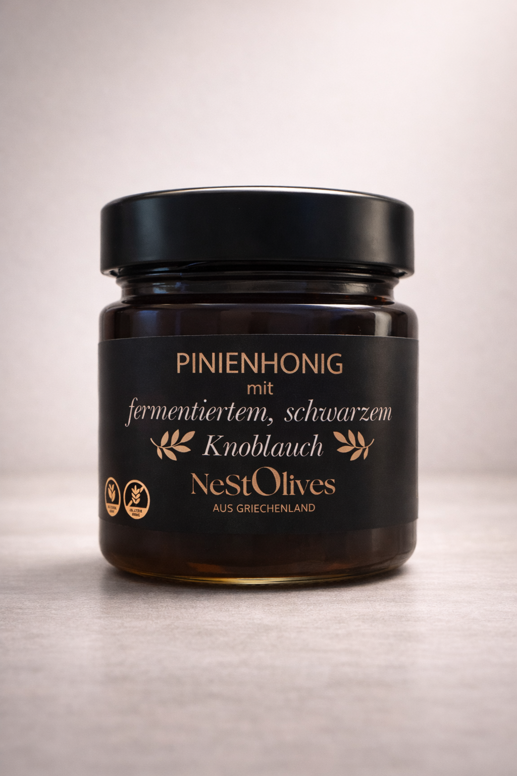 Schwarzer Knoblauch Pinien Honig – Black Garlic Honey | 200 g