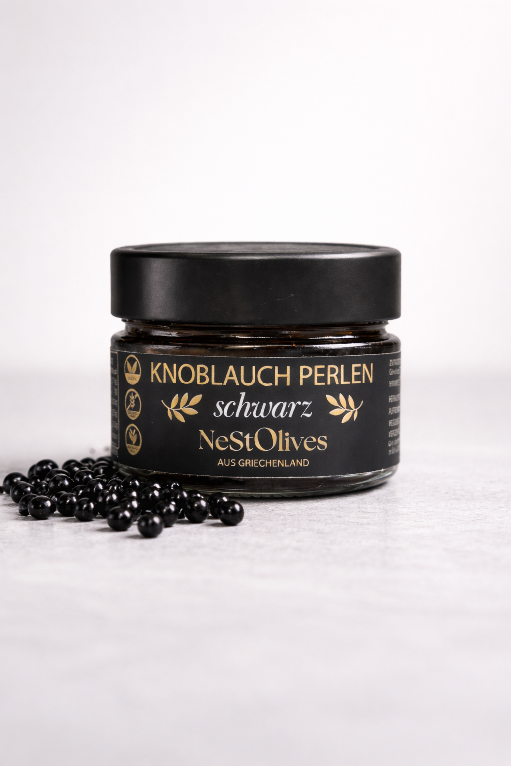 Schwarzer Knoblauch Perlen | Gourmet Perlen 50 g