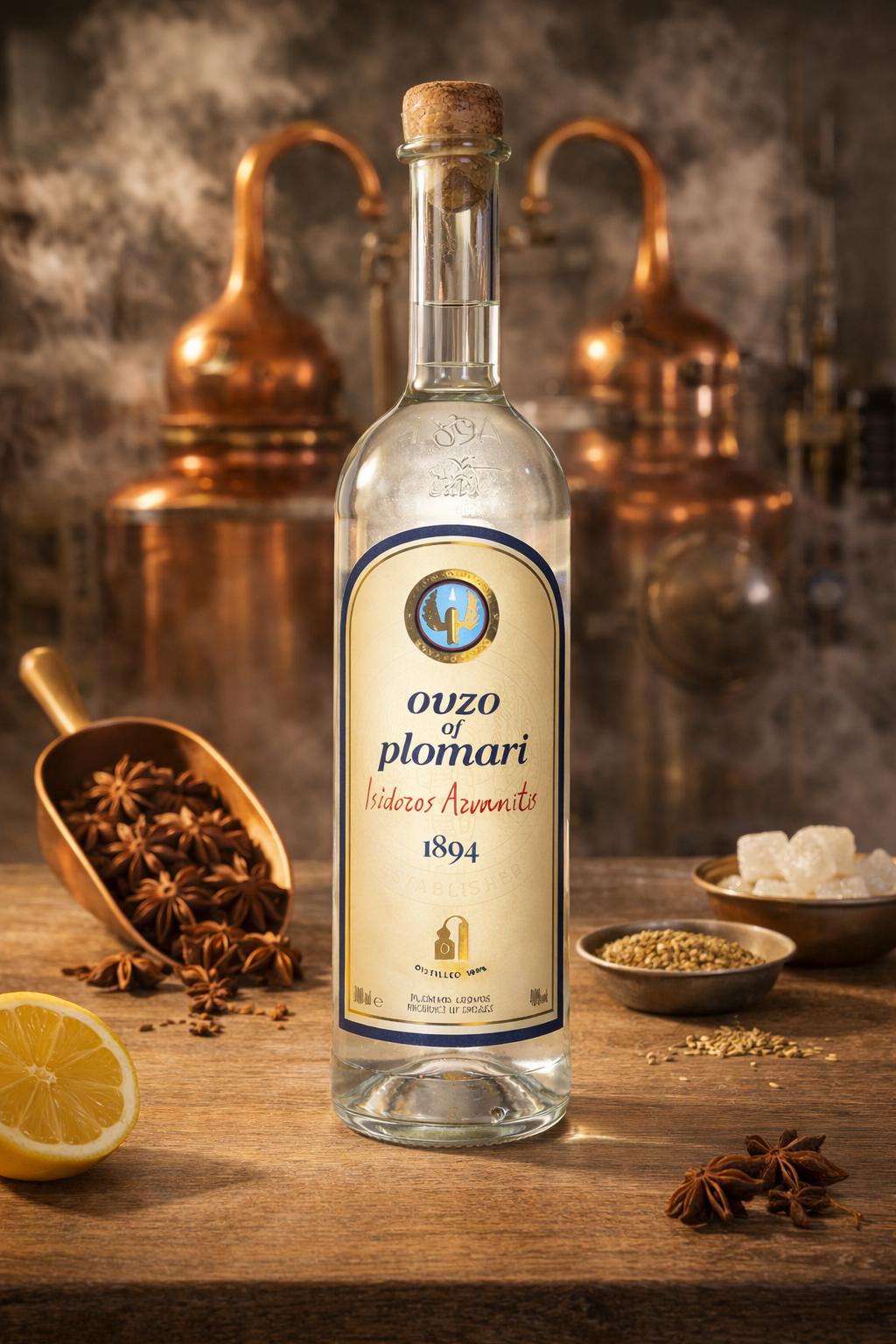 Ouzo of Plomari 1894 – Premium Ouzo aus Griechenland 0,7L 40%